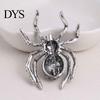 Vintage Women Rhinestone Inlaid Spider Brooch Pin Bag Badge Lapel Jewelry Gift