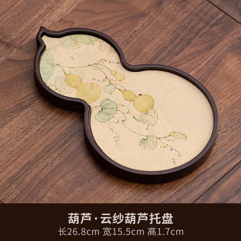 Wolken Garn Doppelstich Bambus Holz Tee Tablett Japanische Küche Tisch Kaffee Aufbewahrungsbrett Tee Möbel Geschirr zum Servieren Cha