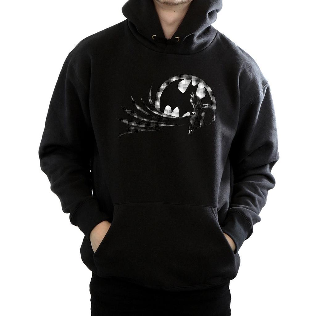 DC Comics Mens Batman Spot Hoodie