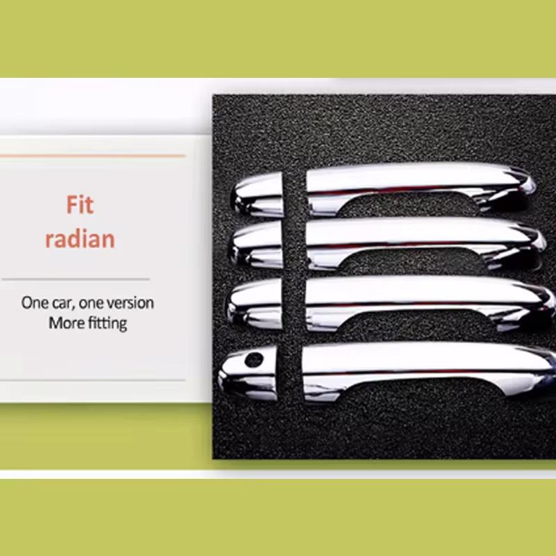 Car Door Handle Cover For Dodge Ram Pickup DS1500 2500 3500 4000 2009~2018 Chrome Smart Handle Cover Exterior Styling Accessorie