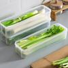 Sealed Refrigerator Storage Box Fresh Keeping Clear Food Container BPA Free for Kitchen Fridge Organization