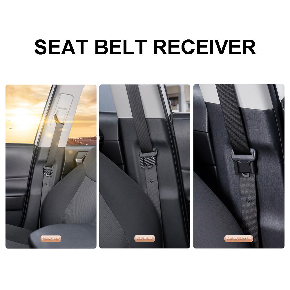 Car Interior Supplies Seat Belt Holder Stabilizer Fastener Universal Style For VW BMW KIA Honda Nissan Hyundai Auto Accessories