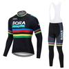 Mens Cycling Jersey Shorts Set Breathable Quick-Dry Elastic Pro Team Style Riding Gear
