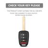 Für Honda Accord CIVIC CRV Jazz HR-V HRV 2013-2016 4 Tasten Silikon Auto Schlüsselhülle Set Protector Haut Schale Gummi Halter Schlüsselanhänger