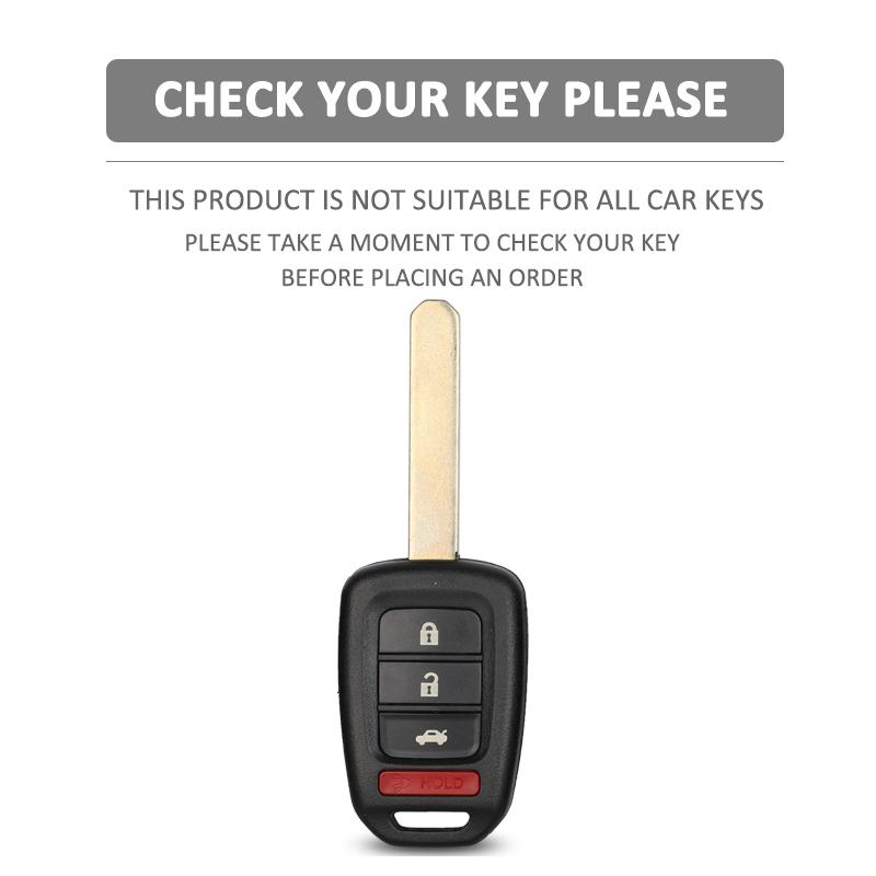Für Honda Accord CIVIC CRV Jazz HR-V HRV 2013-2016 4 Tasten Silikon Auto Schlüsselhülle Set Protector Haut Schale Gummi Halter Schlüsselanhänger