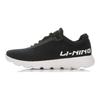 Li-Ning Comfortable Fabric Shock Absorbing Non-Slip Wear-Resistant Breathable Lightweight Low-Top Running Shoes Women Sneaker Black White ARJL008-2