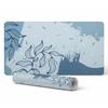 Protective Desk Mat with Abstract Plant Pattern 120x60 Cm