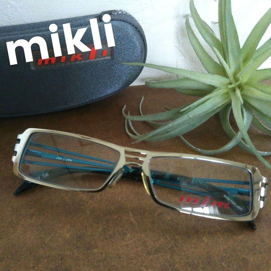 Used mikli temple spring hinge square frame