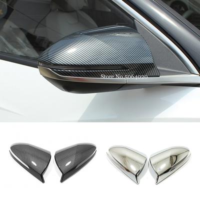 For Hyundai Tucson NX4 2022 2023 Hybrid N Line Car Rearview Mirror Side Cover Shell Case Trim ABS Carbon Fiber Accessories