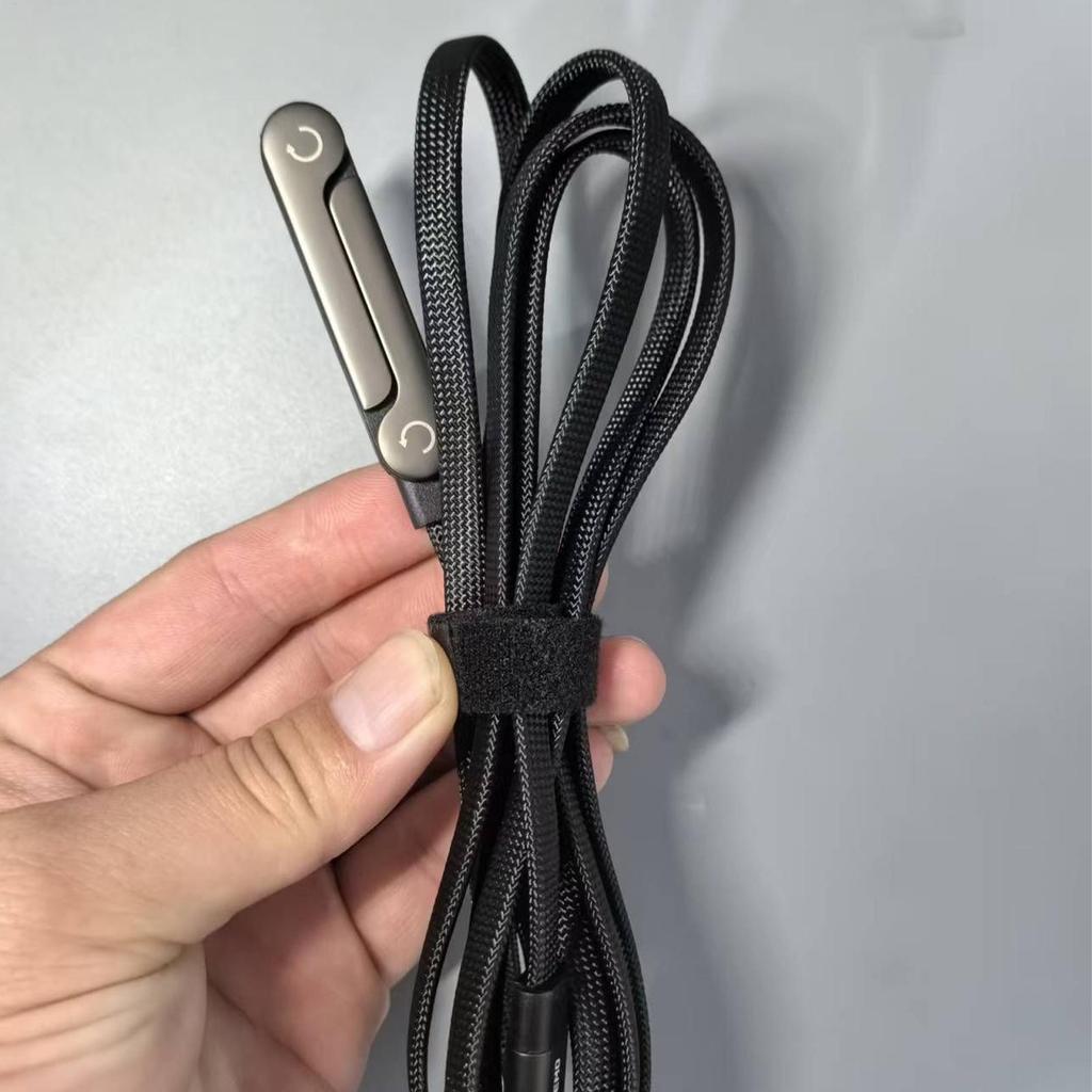 Sideways Phone Charger Invisible Stand Charging Cable Built In Phone Stand Charging Cord with Folding Phone Stand 2-in-1 Holder