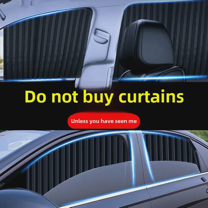 Magnetic Car Sunshade: Rear Window Heat Insulation & Privacy for Kids
