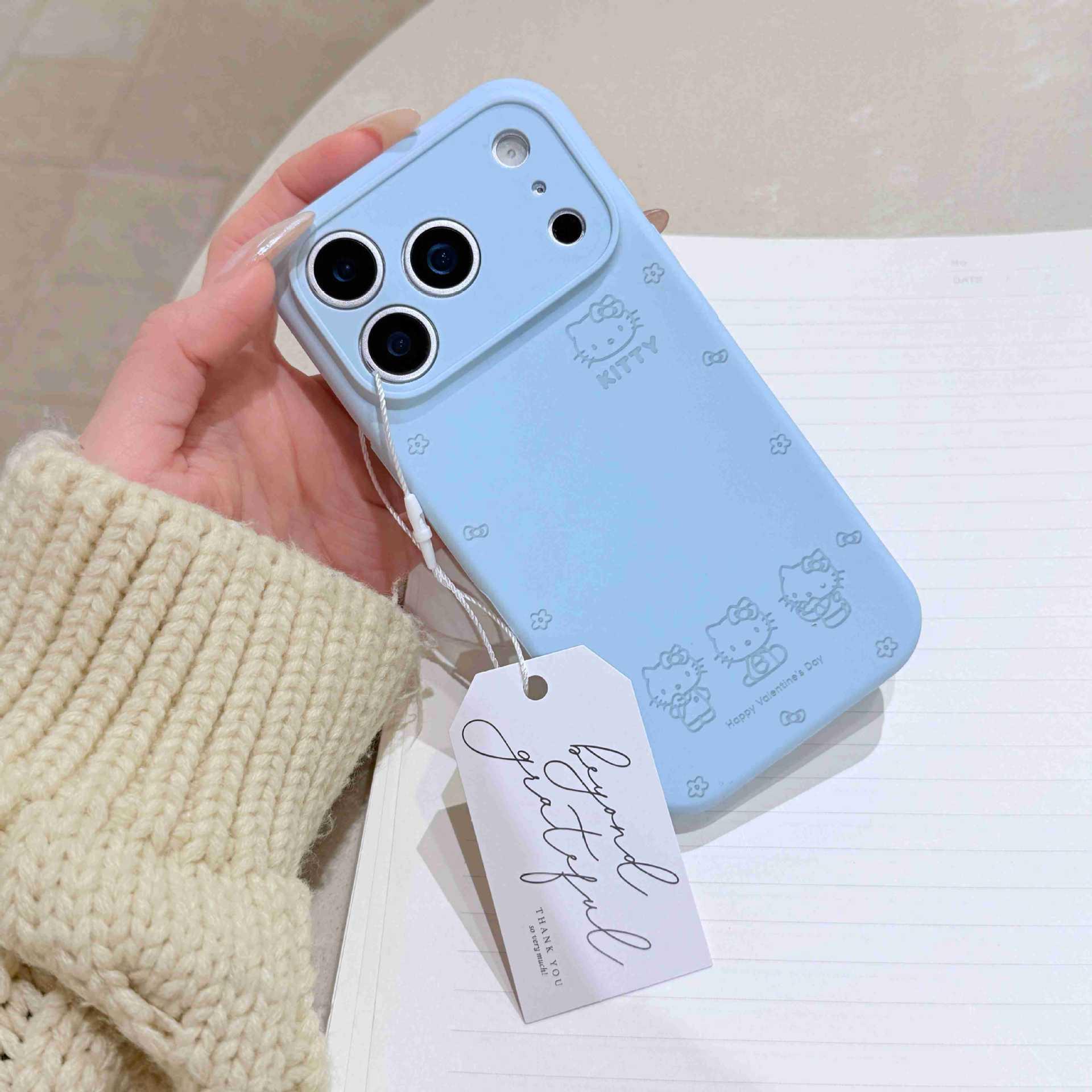 

Cartoon Full Coverage Pore-Free Protective Case for iPhone 17 Pro Max - Fits 16/15 Models for Women iPhone 15 Pro