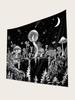 1pc Mushroom Pattern Tapestry MultiSize Home Bedroom Wall Art Decor