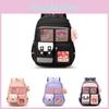 Cute Cartoon Teen Backpack With Color Blocked Design For School And Learning Use