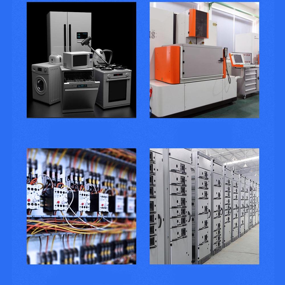 690V DIN Rail Terminal Block Yellow Distribution Box Power Junction Box  Distribution Cabinets