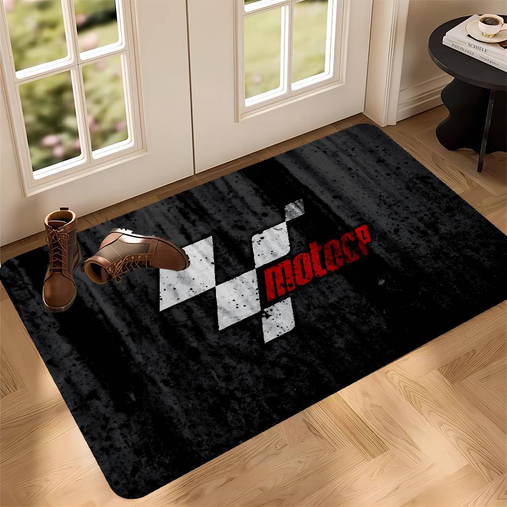 

Moto GP Motorcycle Floor Mat INS Style Soft Bedroom Floor House Laundry Room Mat Anti-skid Household Carpets 50x80cm