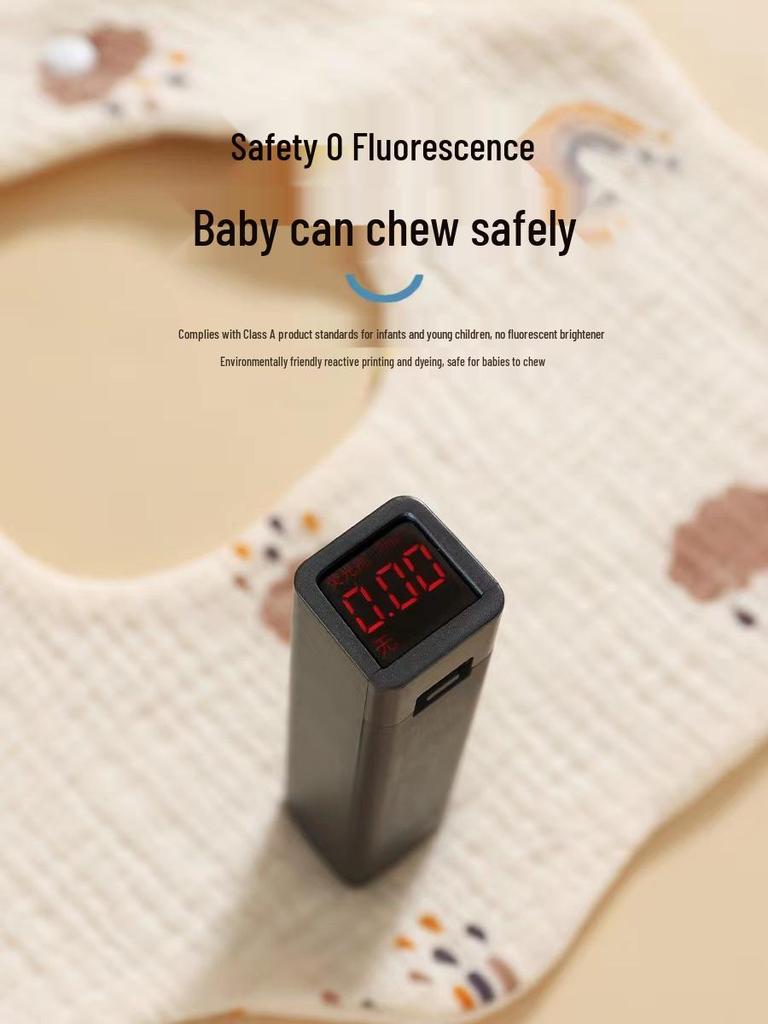 6-Layer Cotton Gauze Petal Baby Bib - 360° Newborn Anti-Spit-Up Towel for Summer