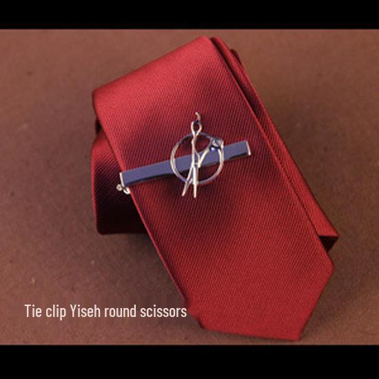 Herren Krawattenklammer - Schnurrbart, Schwarze Feder & Anker Designs verfügbar