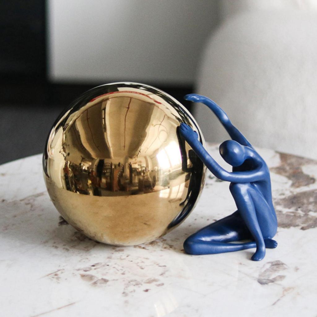 Abstract Sculpture Contemporary Modern Art Ornament Sleek for Interior Designers