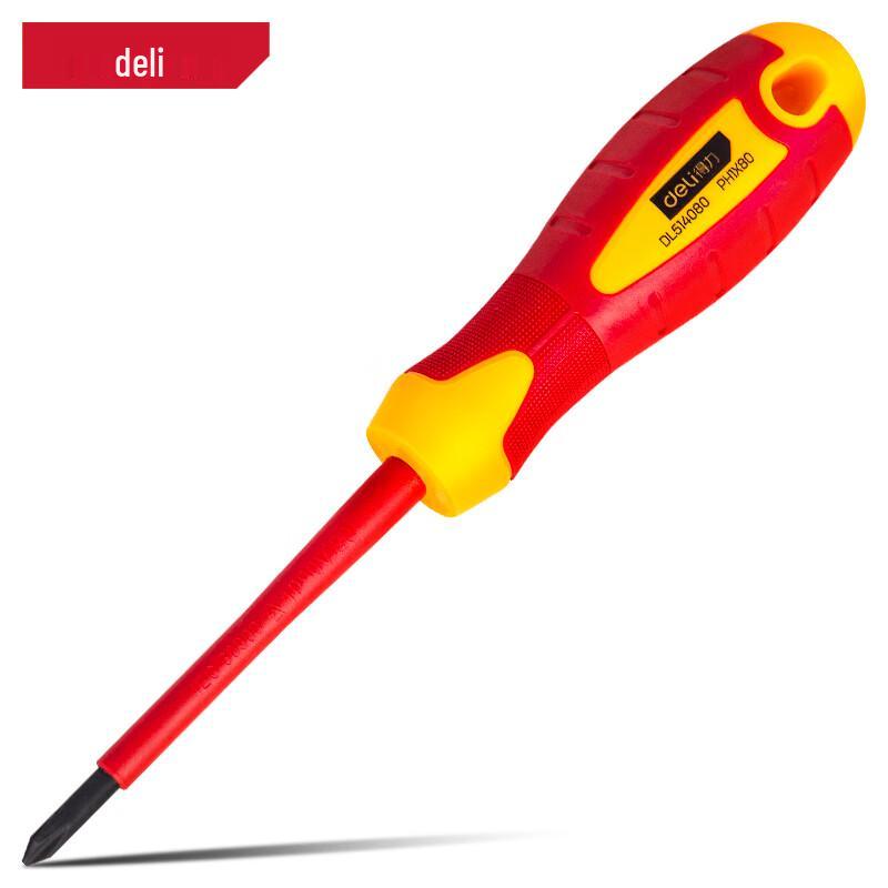 Deli Insulated Phillips Screwdriver PH1x80mm