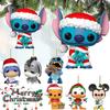Festive 3.1in Acrylic Christmas Stitch Winnie Pendant Xmas Tree Decoration