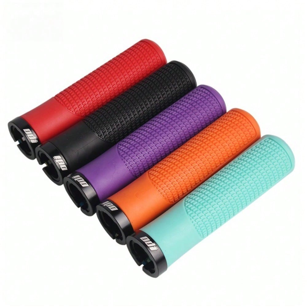 Rubber Grip, Mountain Bike Grip, Lock Grip, Non-slip Shock Absorber Folding Grip