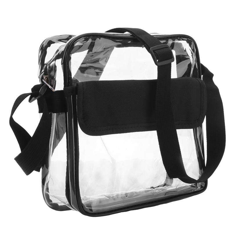 Transparent Single Shoulder Bag Travel Storage Shopping Bag Shoulder Crossbody Bag for Women