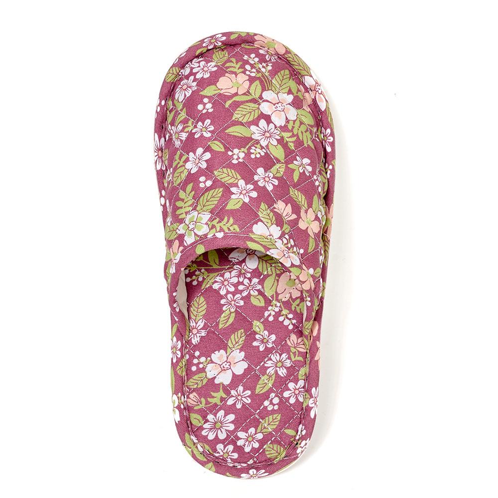 Floral Fabric Slippers Korean Style Unisex Home Shoes Soft Comfortable Non Slip Indoor Outdoor