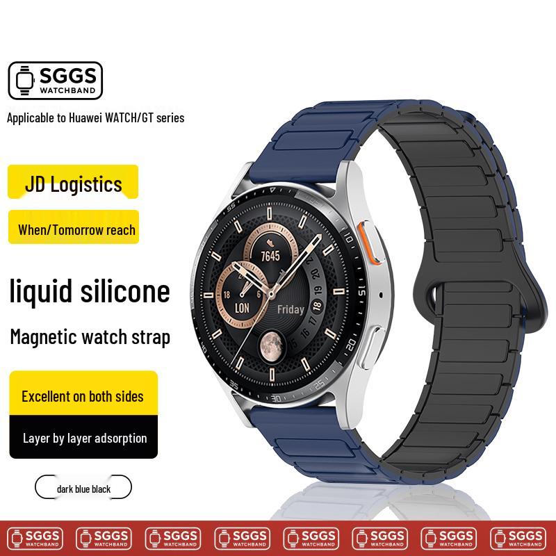 SGGS Silicone Magnetic Watch Strap for Huawei 22mm