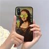 Custodia per Telefono Mona Lisa Per Redmi 5 6 7 8 9 10 Plus Pro 6 7 8 9 A GO K20 K30 K40 Pro Plus F3 Fundas