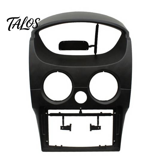 Custom Fit Dash Face Frame 9-Inch Car Radio Fascia Kit for Spark LT 2010-2017, Automotive Interior Trim Center Console Navigation Panel Frame,