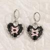 Unisex Silver Crystal Earrings: Classic Hip Hop Party Jewelry Gift