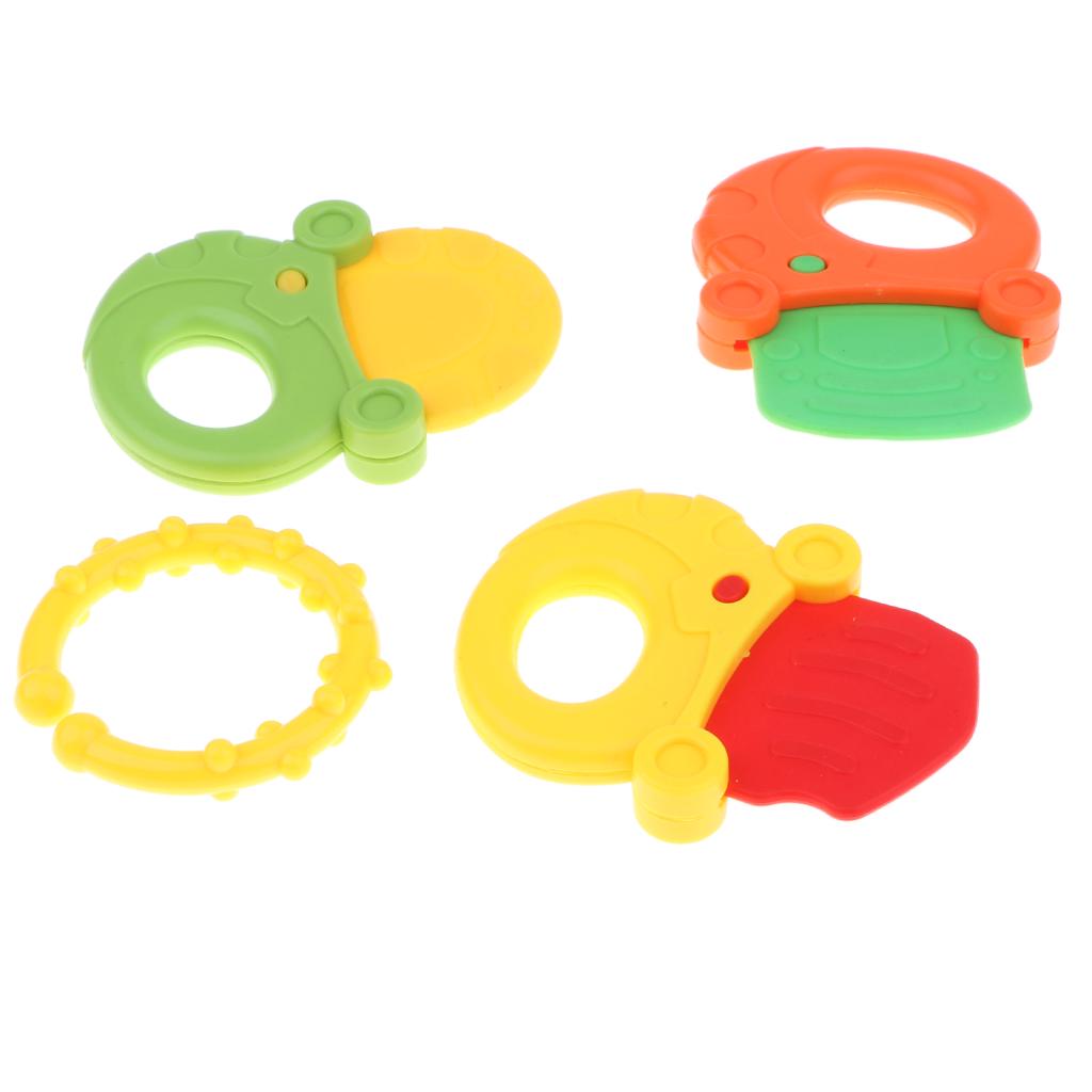 Buy Baby Teether Toy Teething Pacifier Chew Rings for Infant Toddler