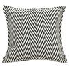 Luxury Black White Chenille Jacquard Pillowcase Vintage Farmhouse Cushion Cover Premium Ins Style Sofa Decor