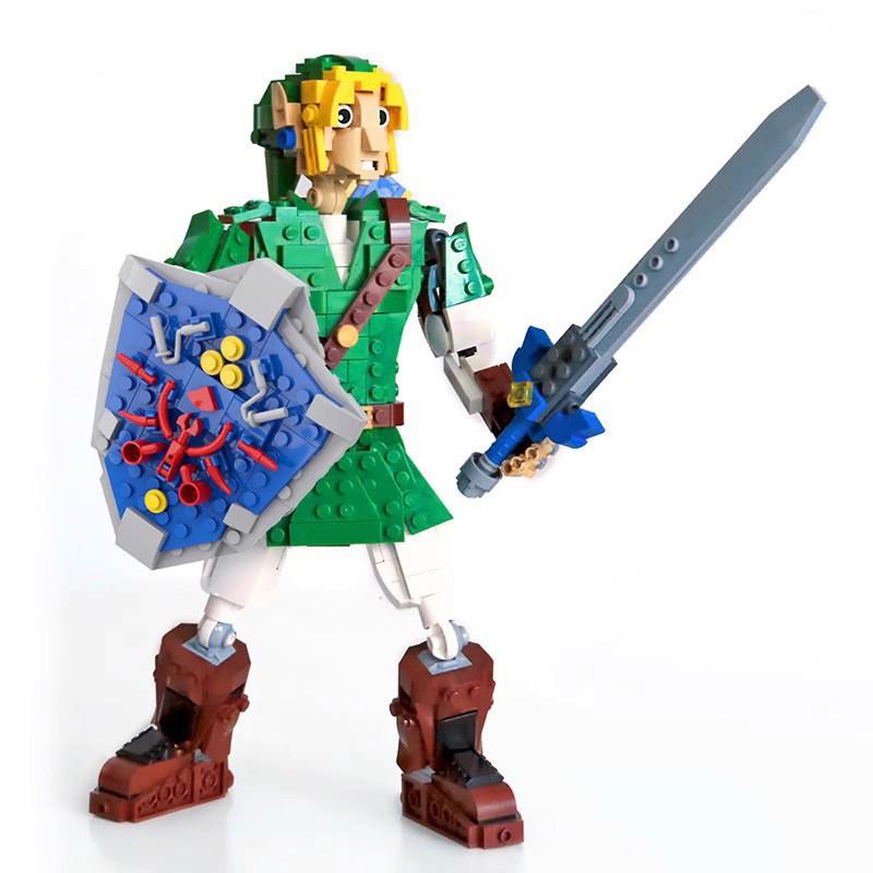 Compatible Mosaic Building Block -90299 Legend Of Zelda Link Ideas Doll Toy Boy