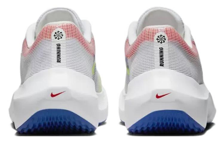 Nike Chaussures de course Zoom Fly 5 Homme Basse Blanche/Jaune/Bleu/Rose DX1599-100