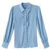 Yuan 2226 Women's Long Sleeve French Style Mulberry Silk Shirt - New Fashion 2025