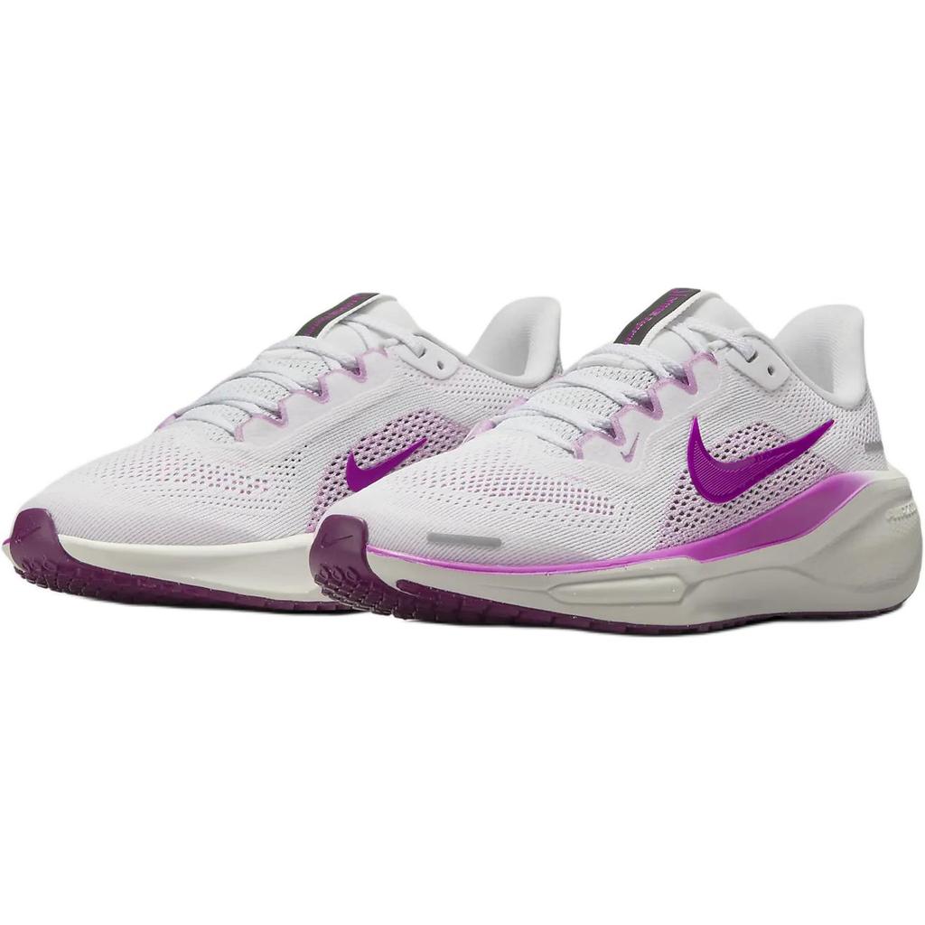 Nike Air Zoom Pegasus 41 GS White Hyper Violet Kids Sneakers Purple Black Beyond-Pink FN5041-104