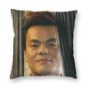 Park Jin-Young Square Pillowcase Polyester Linen Velvet Printed Zip Decor Throw Pillow Case Home Cushion Cover 45X45