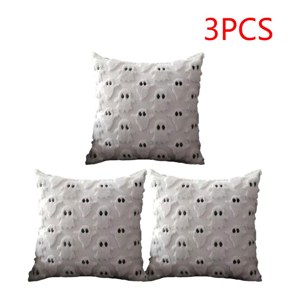 1-4PCS 45x45cm Ghost Pumpkin Pillowcase Pumpkin Cushion Cover Halloween Throw Pillow Cover Halloween Party Decoration
