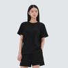 Waffle Women's Short-Sleeve T-shirt Black (S25MWFTS37)