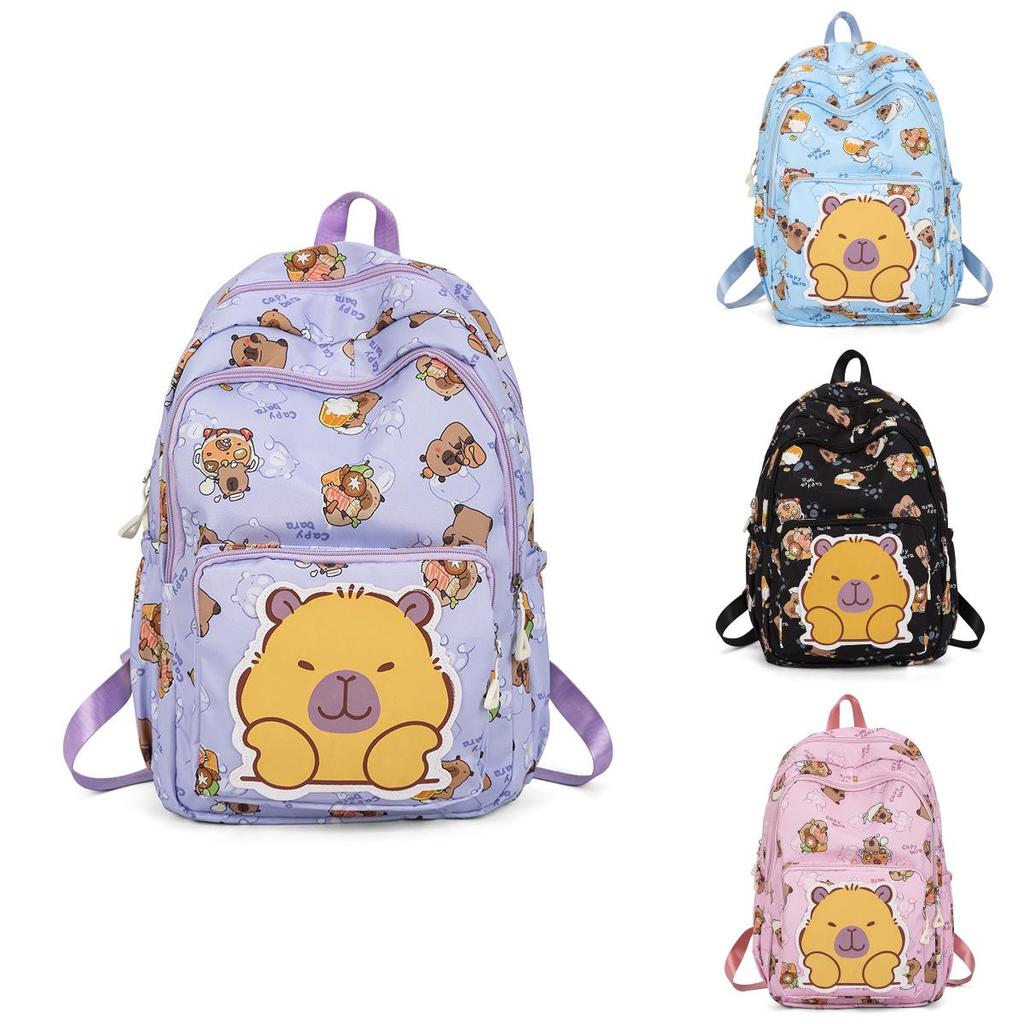 Cute Cartoon Food Dolphin Pattern Student Leisure Backpack For Daily Use And School Commute