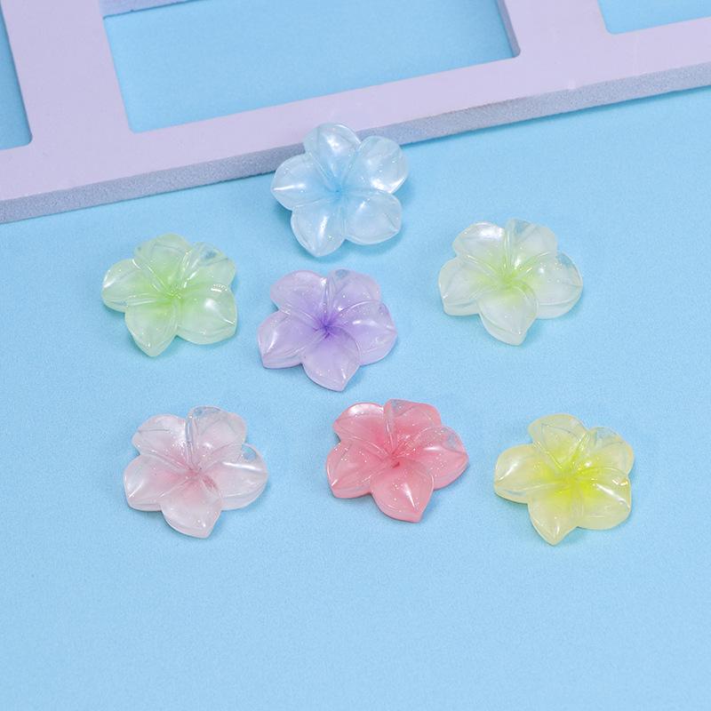 Plumeria Cartoon Resin DIY Accessory Parts for Handmade Crafts