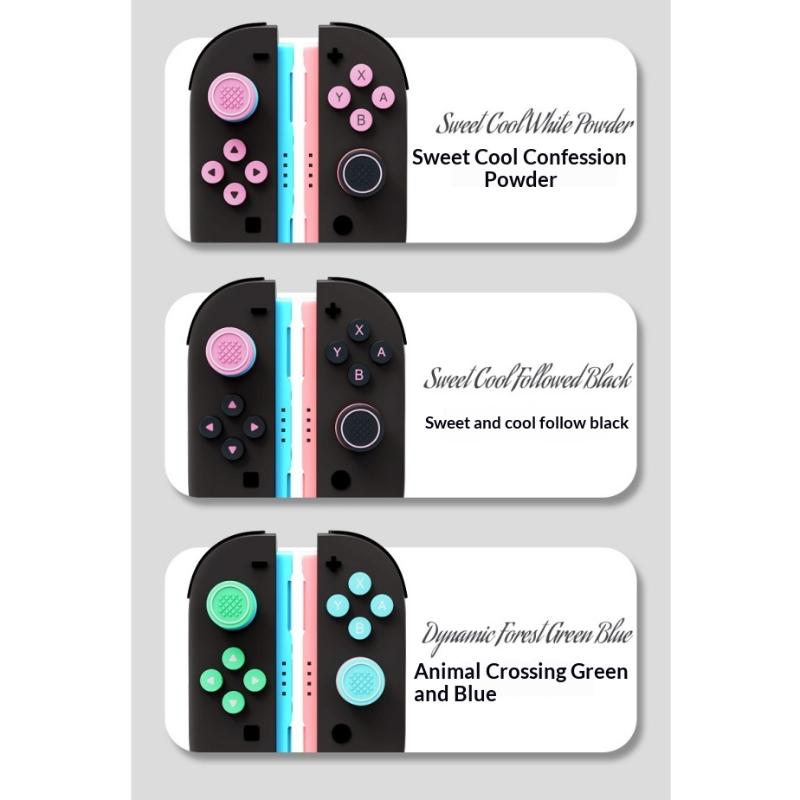Thumb Button Caps For Switch 2 Joysticks Controller Colorful Silicone Cap For Switch 2 Handle Accessories