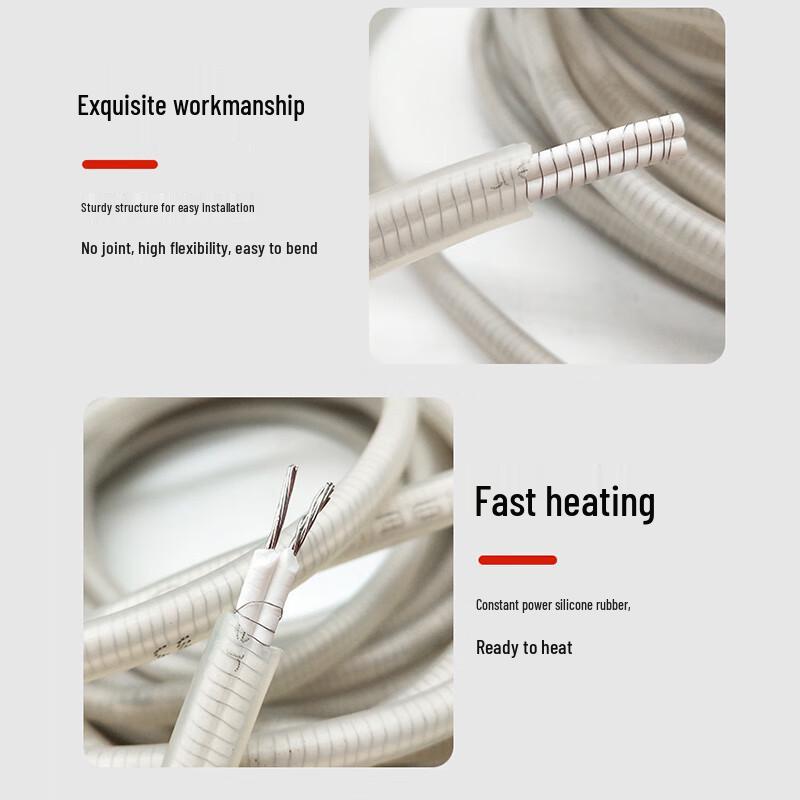 Waterproof Silicone Electric Heating Cable