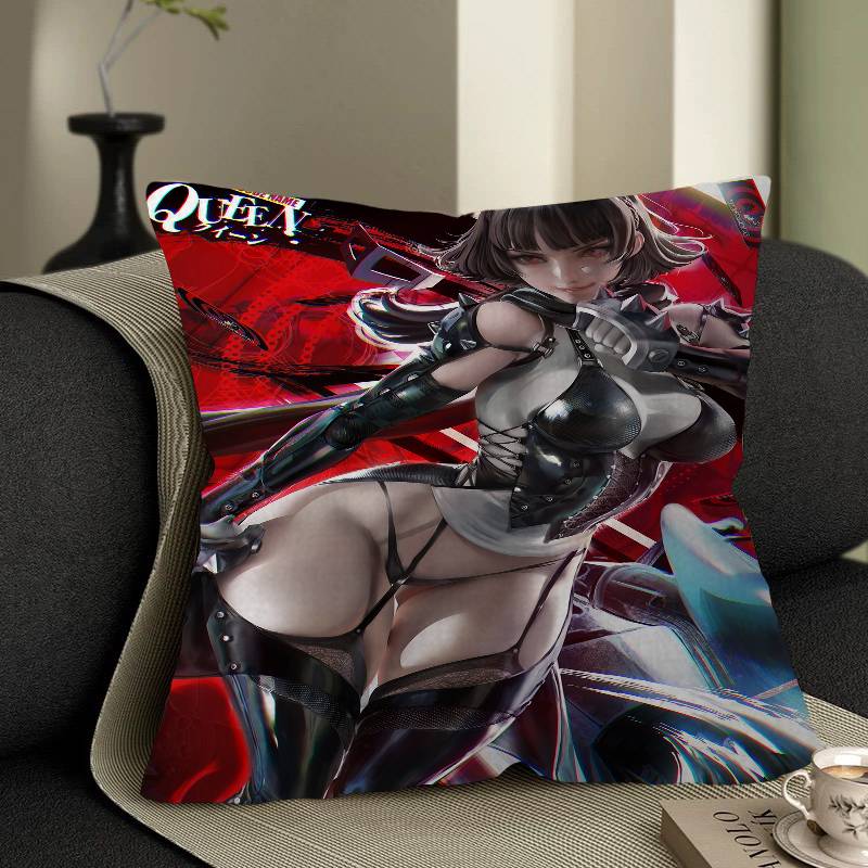 

Persona Hot Video Game Personalized Pillow Cover Kids Bedroom Wild Party Decor Pillowcase Kid Birthday Shower Gift 30x30 cm