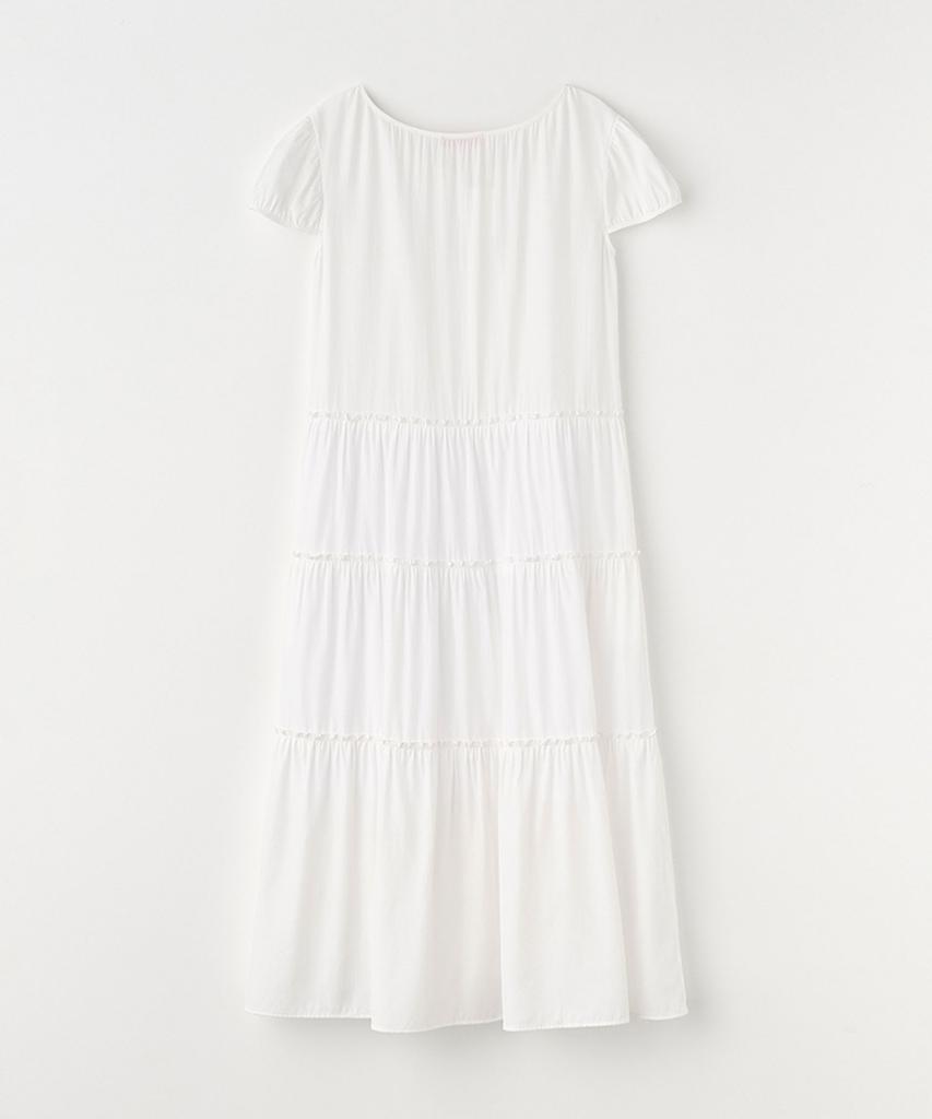 Selliteiljeu Frill Button Long Dress_Ivory