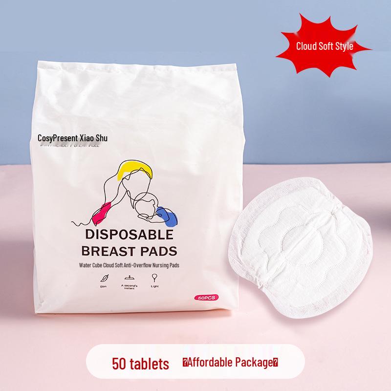 Disposable Ultra-thin Anti-leak Breast Pads - 100 Pack, Breathable Nipple Covers for Postpartum Breastfeeding