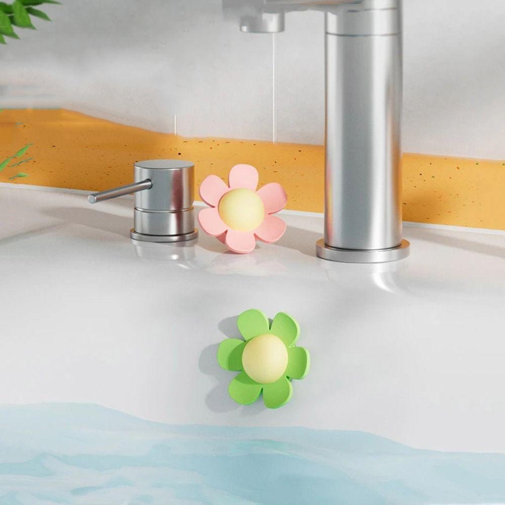 8pcs Silicone Bathroom Sink Drain Stopper Easy Install Leak-Proof Overflow Plug  Bathroom Sinks