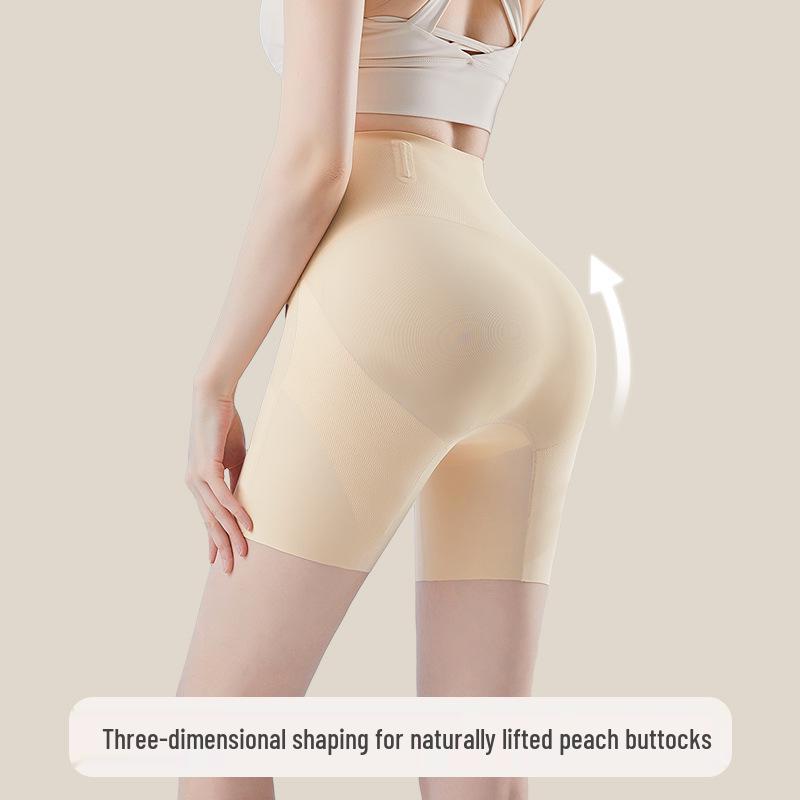 Pantalons Sculptants et Liftants Sans Couture Taille Haute en Soie Glacée pour Femmes